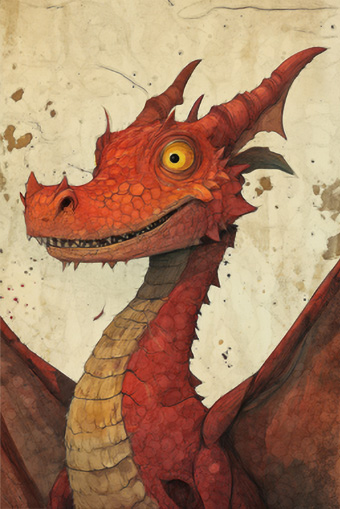 Portrait des Drachen