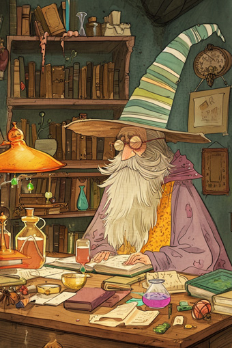 Portrait of the Wizard